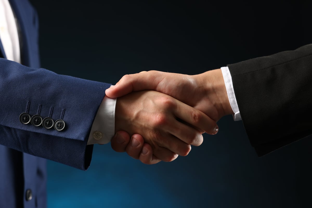 Debt settlement specialist helping client with financial relief